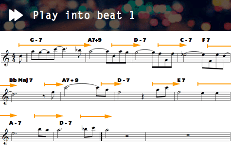 Play into beat 1